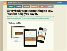 Tablet Screenshot of barthandco.com